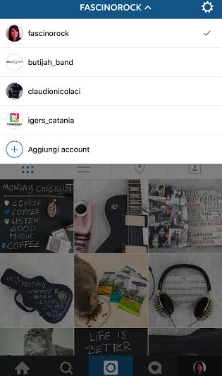 Il multi-account su Instagram