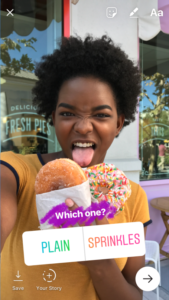 Instagram Stories introduce lo sticker per i sondaggi interattivi