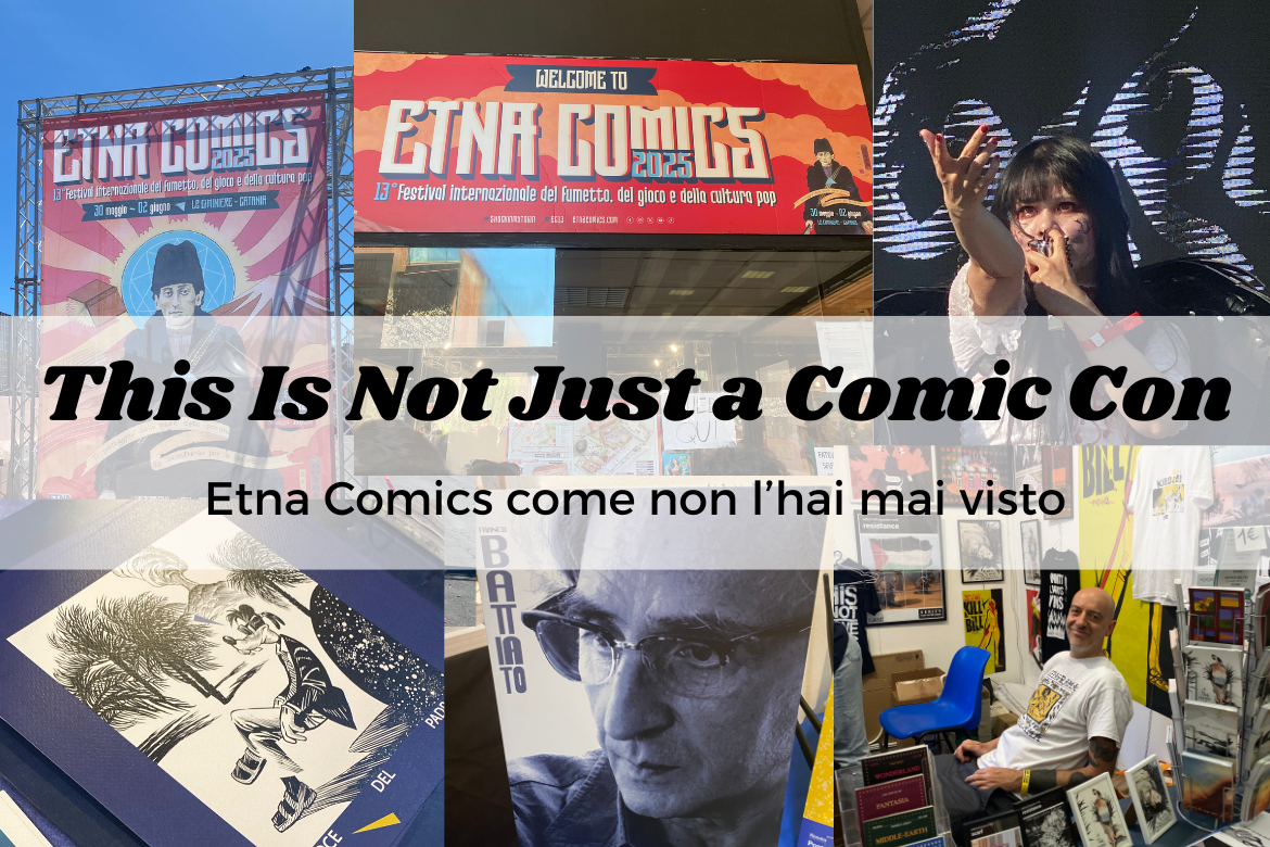 Etna Comics 2025: musica, arte pop e sorprese da Catania